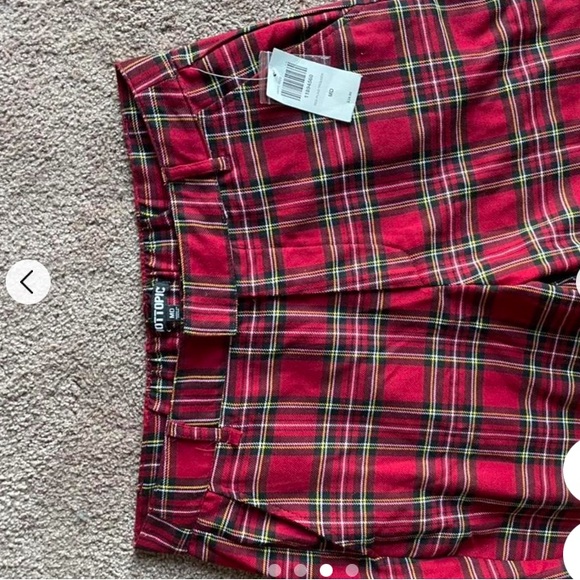 NWOT SZ SMALL HOT TOPIC PLAID PANTS - Picture 5 of 6